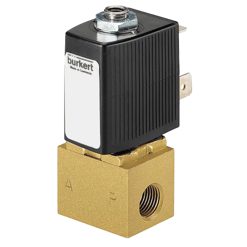 Burkert 3/2-Way Mini Solenoid Valve, 6012